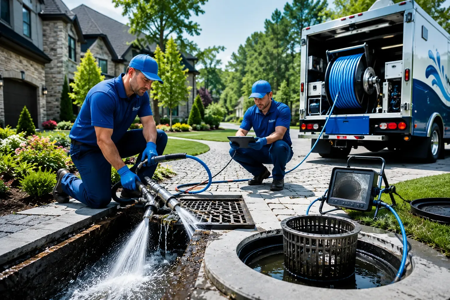 Local outdoor drain cleaning professionals in Grove City, OH